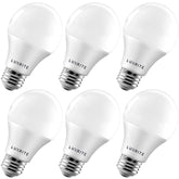 LUXRITE A19 LED bulb 800 lumens for cozy living rooms
