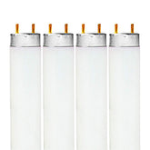 LUXRITE F32T8/865 bulb in socket with daylight illumination.