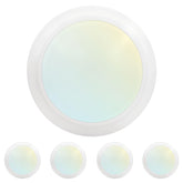 Luxrite LED disk light 6in closeup shows slim flush-mount design for ceilings