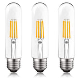 Luxrite T10 LED bulb 3-pack with vintage filament for warm, efficient lighting