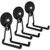Lvoess heavy duty magnetic hook on a metal cabinet demonstrates secure hold for tools
