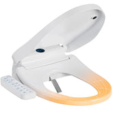 Lxlu bidet seat front view highlights ergonomic design for daily comfort.
