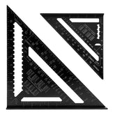 LYHLYA dual-scale rafter square offers dual measurements for precise layouts.