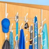LYNK Professional Home 28-hook over-the-door hanger keeps shirts and accessories organized.