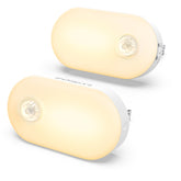Lyridz plug-in night light with motion sensor brightens entryways safely.