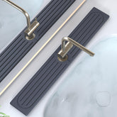 Lyxel Stone Faucet Mat absorbs water quickly, keeping kitchen counters dry around the faucet.