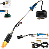 LZONEY propane torch with dual-mode assembly for versatile outdoor tasks.