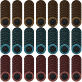 Macarrie 150 pcs 2-inch surface-conditioning discs for versatile metal and plastic finishing.