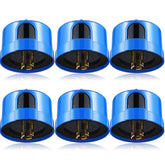 Macarrie twist-lock photocell close-up for dusk-to-dawn outdoor lighting control.