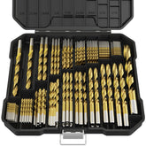 MacXCOIP titanium drill bits set close-up for precise drilling
