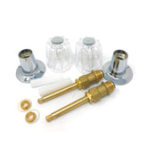 MADOL trim kit with clear acrylic handles for Price Pfister compatibility, improving replacement options.