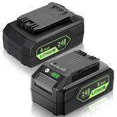 MAFACBAC 24V two-pack battery set for Greenworks boosts working time