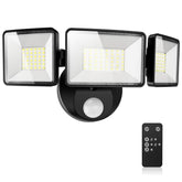 MAGAGUVU 7500LM LED security light front view improves outdoor visibility at night.