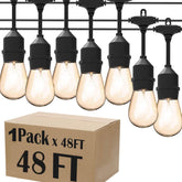 Magictec LED shatterproof bulbs provide durable outdoor illumination.