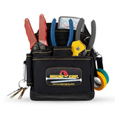 MagnoGrip 9-pocket tool pouch with organized layout for quick access on job sites.