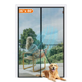 MAGZO magnetic screen door 38x81 setup enabling easy hands-free access for homes