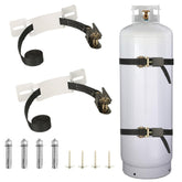 MAIQIYALAN wall-mount propane tank holder showing secure storage