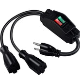 Makevivi outdoor extension cord with switch for porch lights and convenient control.