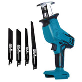 Makita 18V LXT reciprocating saw cutting wood with precision for DIY projects