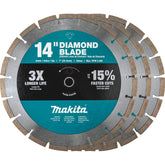Makita B-69646 general-purpose diamond blade for masonry cuts with steady performance.