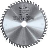 Makita B-07353 carbide-tipped blade, 165mm, for smoother cuts and durability.