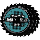 Makita B-61656-3 carbide framing blade for clean framing cuts.