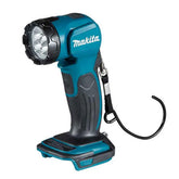 Makita DML815 compact design for comfortable all-day handheld lighting.