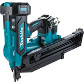 Makita XNB03Z framing nailer with LED light for precise alignment on site
