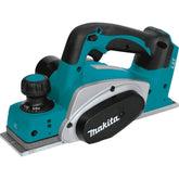 Makita XPK01Z planer in action removing stock smoothly