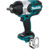 Makita XWT08Z high-torque impact wrench powering heavy fasteners.