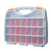 Makitoyo hardware box with 21 adjustable dividers for customizable storage