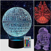 Manco R2-D2 3D night light vivid Star Wars glow for the bedroom.