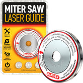 Manram Miter Saw Laser Guide assembly shows easy mounting for compatible saws