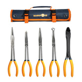 MANUFORE 11 inch straight nose pliers for precise electronics gripping