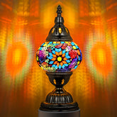 Marrakech Turkish table lamp with bronze base offering warm ambient lighting.