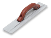 MARSHALLTOWN 16-inch beveled-end magnesium float blade for a smoother concrete finish.