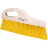 Marshalltown handle brush for concrete edge detailing with offset grip