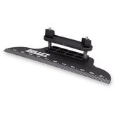 MARSHALLTOWN STT stair tread jig shows precise angle measurement for accurate cuts.