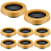 Marsui 8-pack toilet wax rings offer a thick seal for 3–4 inch waste lines.