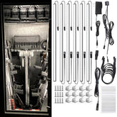 Martronic door activated safe light kit six-pack illuminates safes instantly.