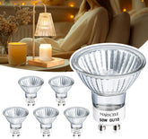 Marycele GU10 50W halogen bulb in candle warmer lamp for warm ambiance