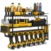 Masadi power tool organizer with seven drill slots for tidy storage