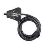 Master Lock 8418D Python bicycle cable lock secures bikes with braided steel.