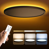 Matane 15.4in LED flush mount front view showing slim profile and clean lines for modern rooms.