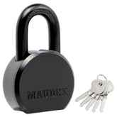 Maudex PML65 padlock with steel body, ideal for durable outdoor security.