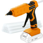 MAXDONE cordless glue gun with DeWalt 20V compatibility for flexible field bonding
