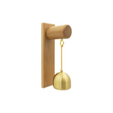 MaxForJoys shopkeeper bell mounted on wooden door with a welcoming chime.