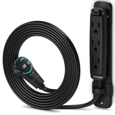 Maximm 360 rotating extension cord with six-foot length for space-saving outlet access