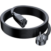 Maximm extension cord with flat wire designed for discreet under-carpet setup