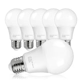 MAXvolador A21 LED bulb front view providing bright daylight in a kitchen setting